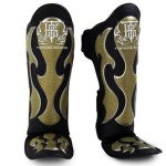 Ochraniacze piszczela i stopy Top King TKSGEM-01GD "EMPOWER CREATIVITY" (black/gold)