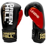 Rękawice bokserskie GREEN HILL LEGEND Black Edition - czarno-czerwone