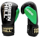 Rękawice bokserskie GREEN HILL LEGEND Black Edition - czarno-zielone