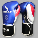 Rękawice bokserskie SKILLS SPEED - niebiesko-czarne metaliczne