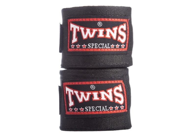 Bandaże (owijki) bokserskie TWINS - 5m (czarne) (3).jpg