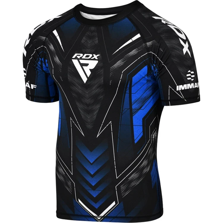 Koszulka-MMA-RDX-IMMAF-niebiesko-czarna-1.webp