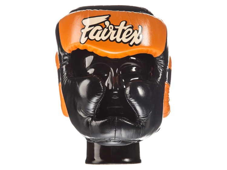 KASK BOKSERSKI SPARINGOWY FAIRTEX HG13 (blackorange) Diagonal Vision Sparring (5).jpg