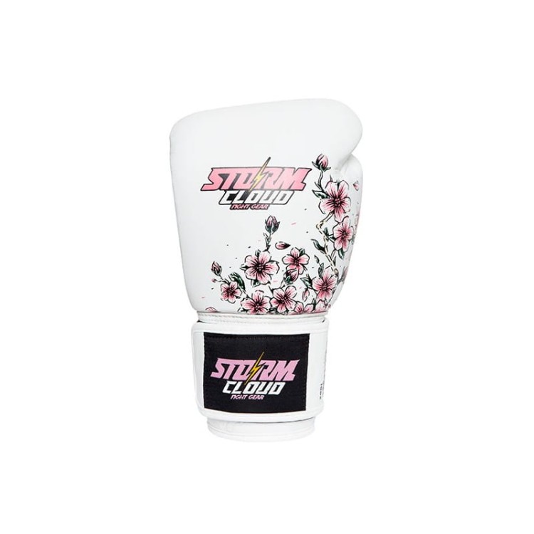 Rękawice do Muay Thai StormCloud BLIZZARD Sakura (białe) (2).jpg