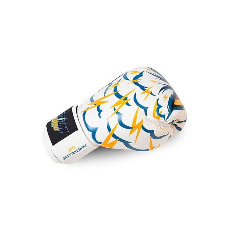 Rękawice do Muay Thai StormCloud BLIZZARD Monstercloud (białe) (8).jpg