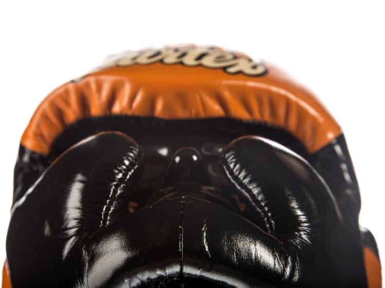 KASK BOKSERSKI SPARINGOWY FAIRTEX HG13 (blackorange) Diagonal Vision Sparring (1).jpg