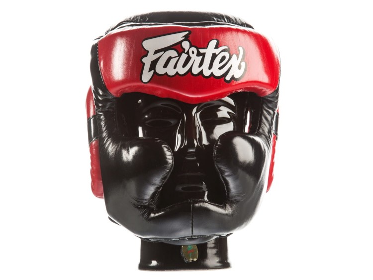 KASK BOKSERSKI SPARINGOWY FAIRTEX HG13 (red) Diagonal Vision Sparring (8).jpg