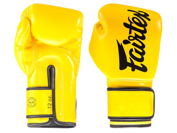 RĘKAWICE BOKSERSKIE FAIRTEX BGV14 (yellow) Microfiber (4).jpg