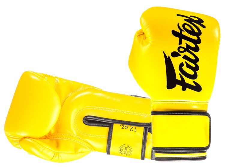 RĘKAWICE BOKSERSKIE FAIRTEX BGV14 (yellow) Microfiber (3).jpg