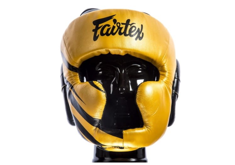 Kask sparingowy FAIRTEX HG16-M1 (goldblack) Super Sparring (2).jpg