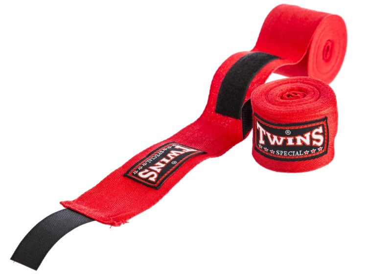 Bandaże (owijki) bokserskie TWINS - 5m (czerwone) (1).jpg