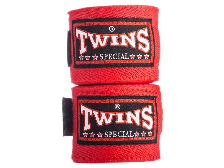 Bandaże (owijki) bokserskie TWINS - 5m (czerwone) (2).jpg