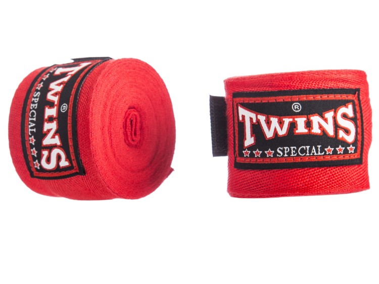 Bandaże (owijki) bokserskie TWINS - 5m (czerwone) (3).jpg
