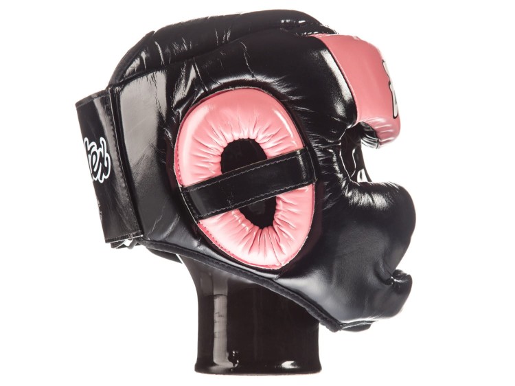 KASK BOKSERSKI SPARINGOWY FAIRTEX HG13 (pink) Diagonal Vision Sparring (8).jpg
