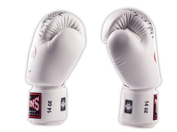 Rękawice bokserskie Twins FBGV-6B DRAGON (white) (2).jpg