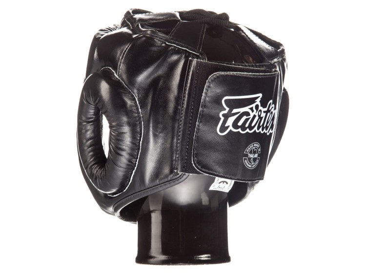 KASK BOKSERSKI SPARINGOWY FAIRTEX HG3 (black) Full Coverage Style (1).jpg