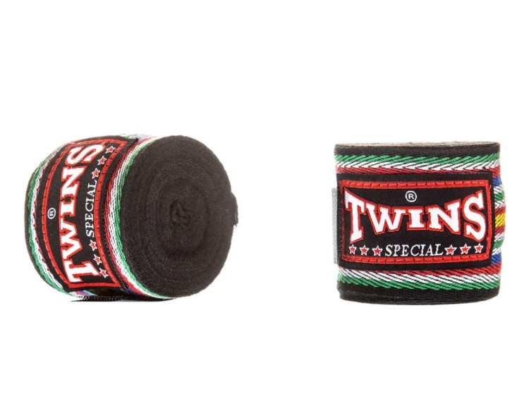 Bandaże (owijki) bokserskie TWINS CH-2 (black) - 5m (3).jpg