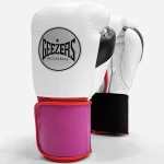Rękawice bokserskie GEEZERS Halo (white/pink/orange)
