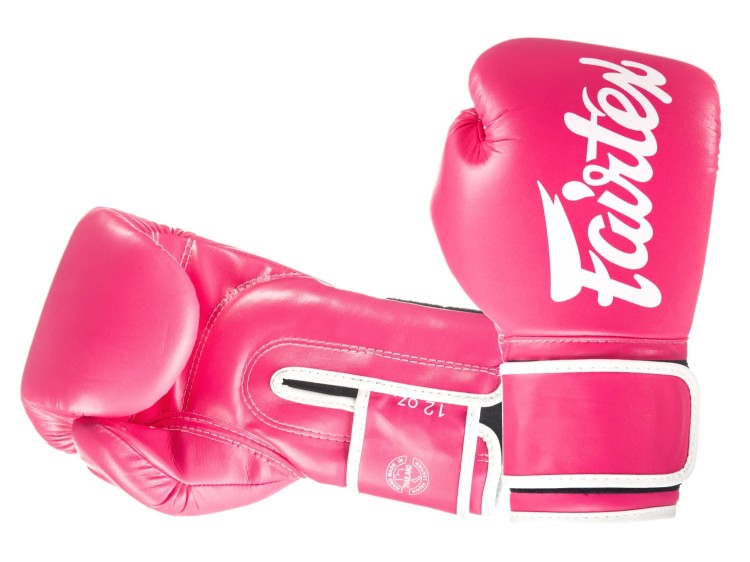 RĘKAWICE BOKSERSKIE FAIRTEX BGV14 (pinkwhite piping) Microfiber (1).jpg